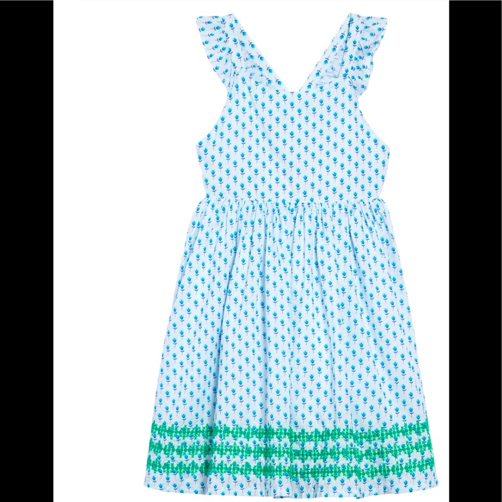 Boden Embroidered Crossback Dress